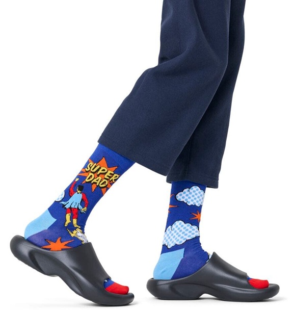 Happy Socks Flying Super Dad Sock - 2