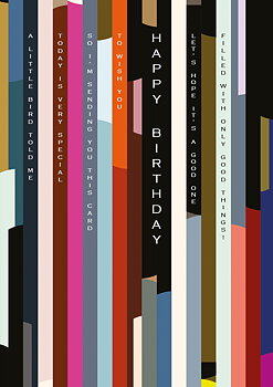 Pavilion Birthday Stripe Greeting Card