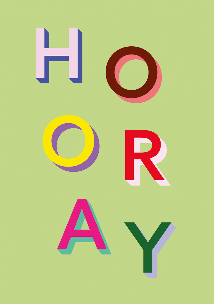 Pavilion Hooray Greeting Card
