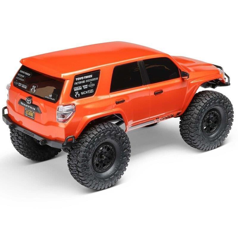 AXIAL 1/24 SCX24 Toyota 4Runner 4X4 RTR Brushed RC (Batt & Char incl), Orange  - 16