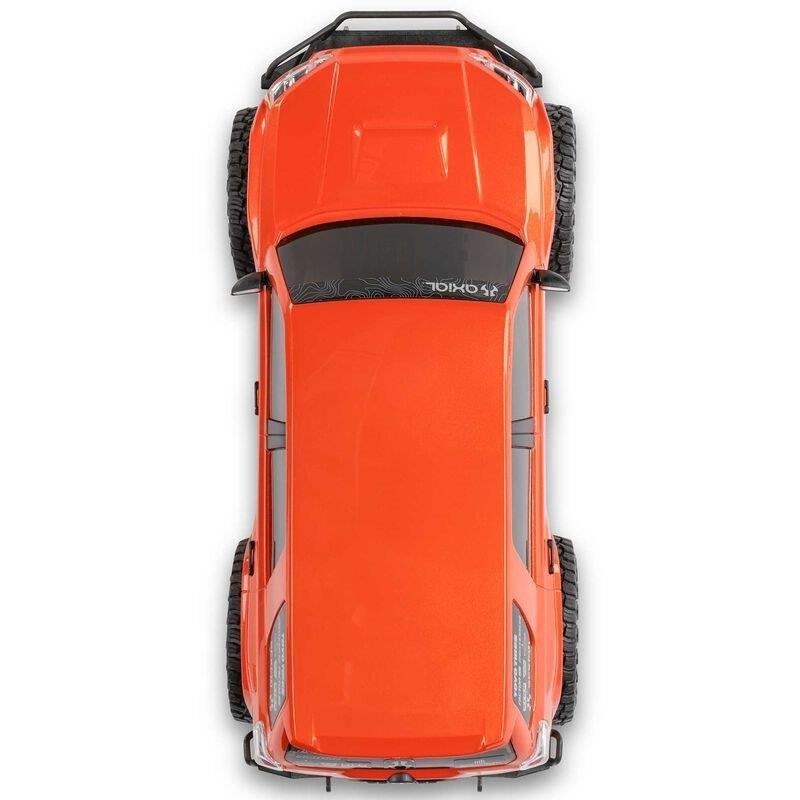 AXIAL 1/24 SCX24 Toyota 4Runner 4X4 RTR Brushed RC (Batt & Char incl), Orange  - 13