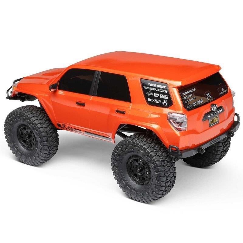 AXIAL 1/24 SCX24 Toyota 4Runner 4X4 RTR Brushed RC (Batt & Char incl), Orange  - 17
