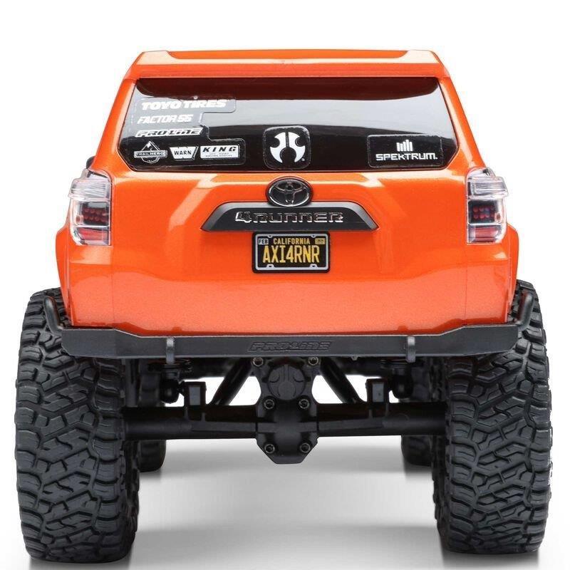 AXIAL 1/24 SCX24 Toyota 4Runner 4X4 RTR Brushed RC (Batt & Char incl), Orange  - 12