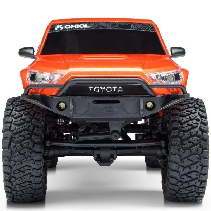AXIAL 1/24 SCX24 Toyota 4Runner 4X4 RTR Brushed RC (Batt & Char incl), Orange  - 11