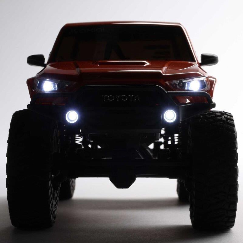 AXIAL 1/24 SCX24 Toyota 4Runner 4X4 RTR Brushed RC (Batt & Char incl), Orange  - 21