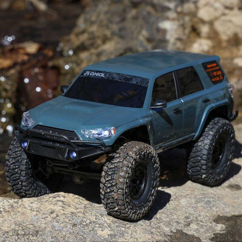 AXIAL 1/24 SCX24 Toyota 4Runner 4X4 RTR Brushed RC (Batt & Char incl), Gray - 5