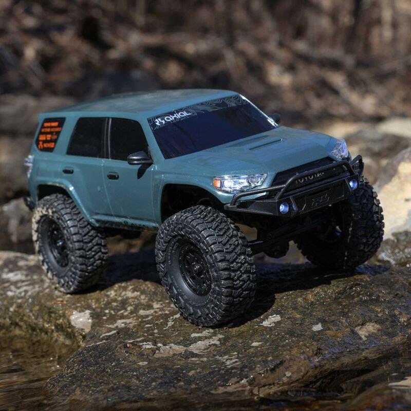 AXIAL 1/24 SCX24 Toyota 4Runner 4X4 RTR Brushed RC (Batt & Char incl), Gray - 3