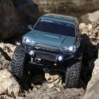 AXIAL 1/24 SCX24 Toyota 4Runner 4X4 RTR Brushed RC (Batt & Char incl), Gray