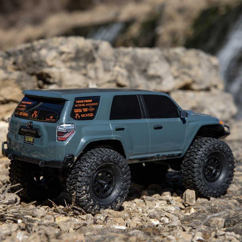 AXIAL 1/24 SCX24 Toyota 4Runner 4X4 RTR Brushed RC (Batt & Char incl), Gray - 4