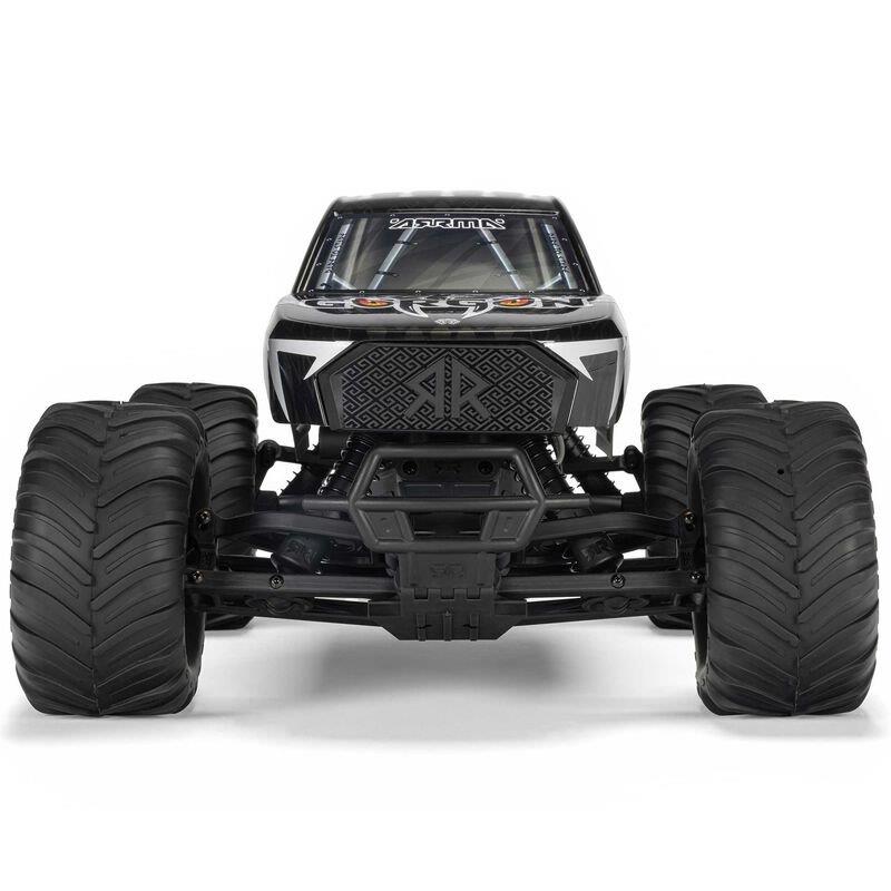ARRMA1/10 GORGON 2WD RTR Brushed Monster Truck (Batt & Char Included), Gun Metal - 13