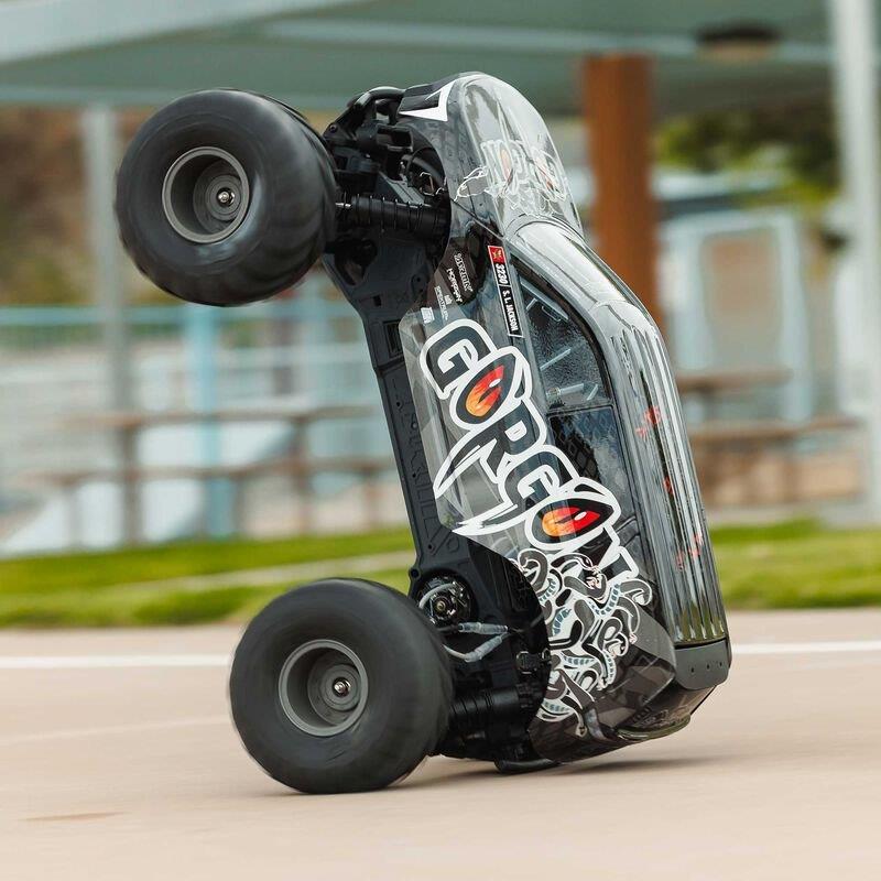 ARRMA1/10 GORGON 2WD RTR Brushed Monster Truck (Batt & Char Included), Gun Metal - 5