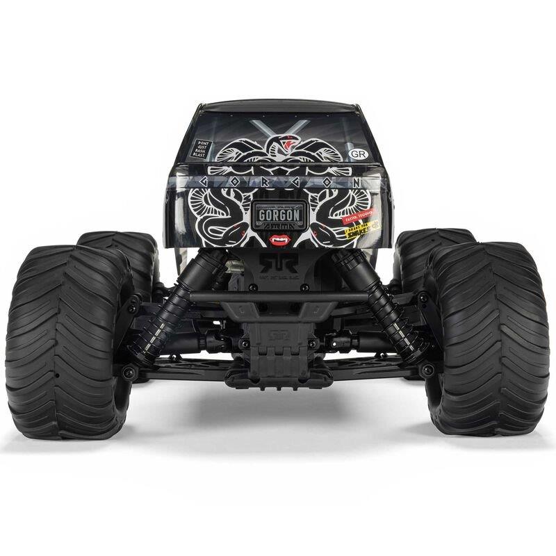 ARRMA1/10 GORGON 2WD RTR Brushed Monster Truck (Batt & Char Included), Gun Metal - 14