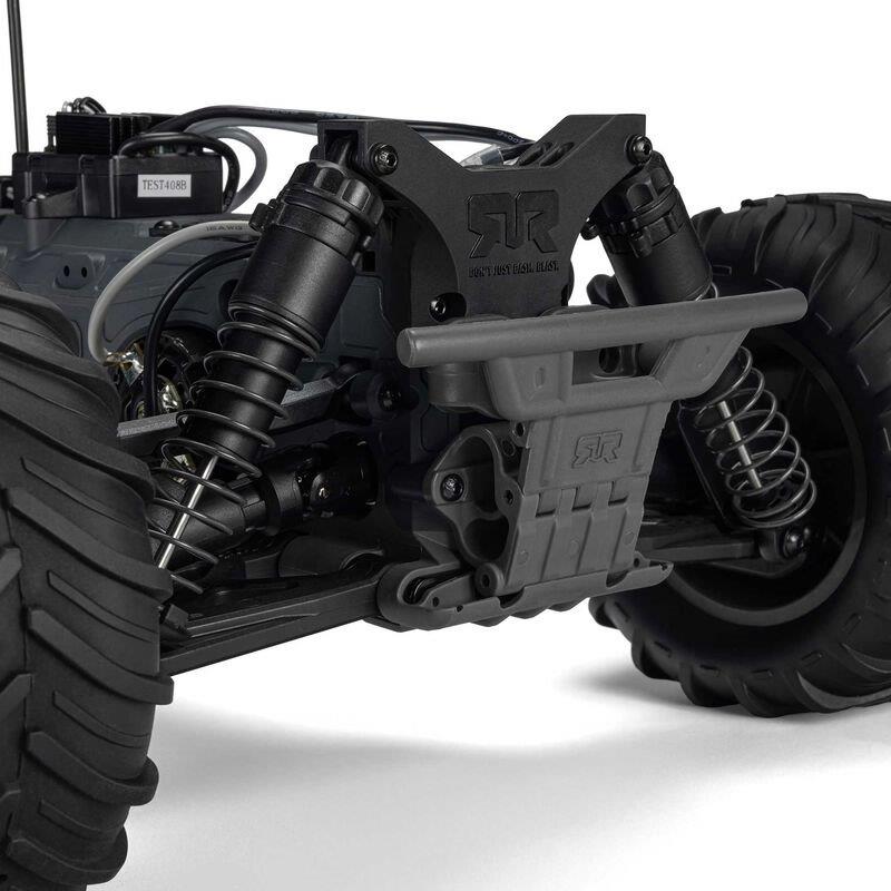 ARRMA1/10 GORGON 2WD RTR Brushed Monster Truck (Batt & Char Included), Gun Metal - 21