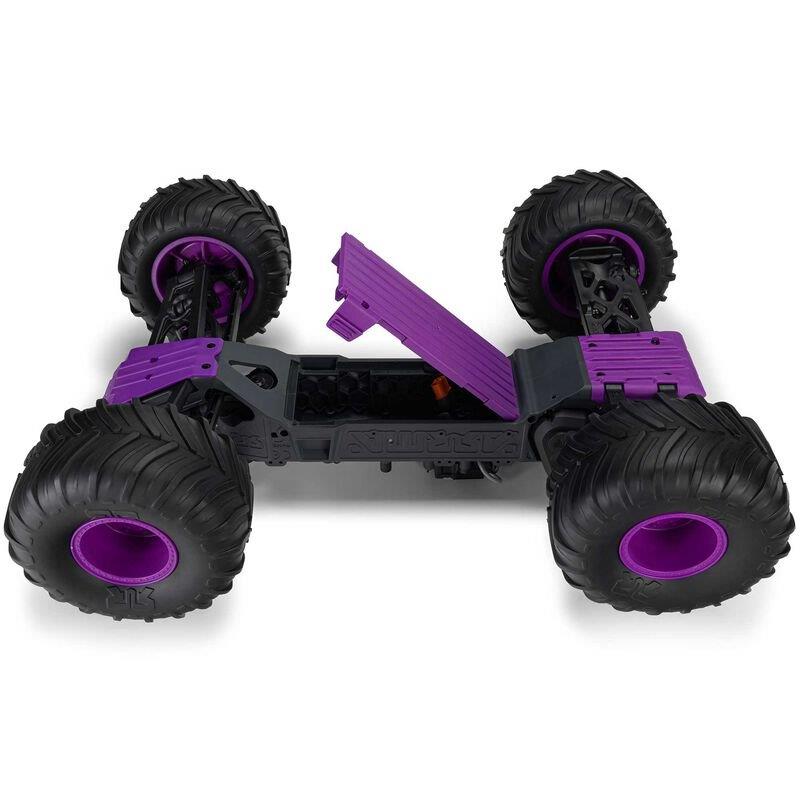 ARRMA 1/10 GORGON 2WD RTR Brushed Monster Truck (Batt & Char Included), Purple - 17