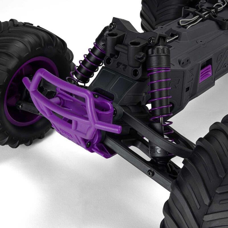 ARRMA 1/10 GORGON 2WD RTR Brushed Monster Truck (Batt & Char Included), Purple - 19