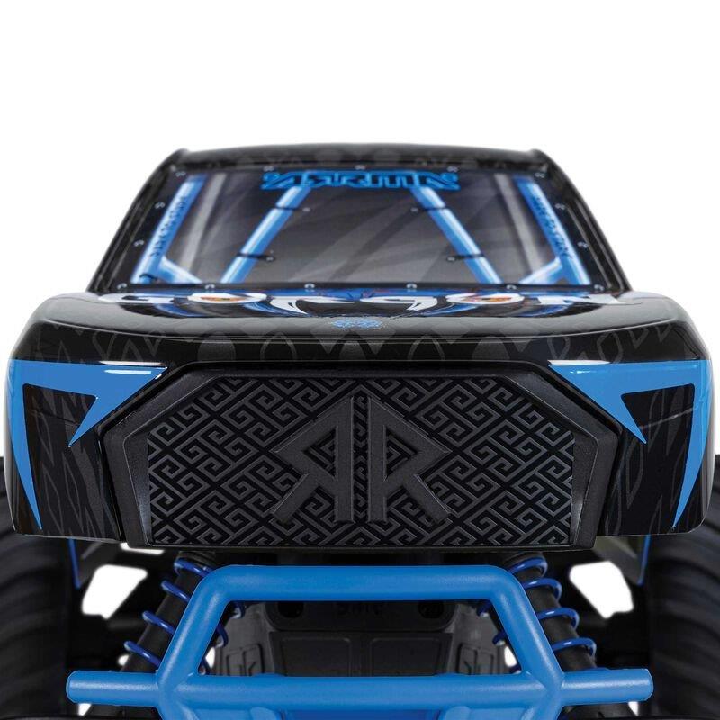 ARRMA 1/10 GORGON 2WD RTR Brushed Monster Truck (Batt & Char Included), Blue - 20
