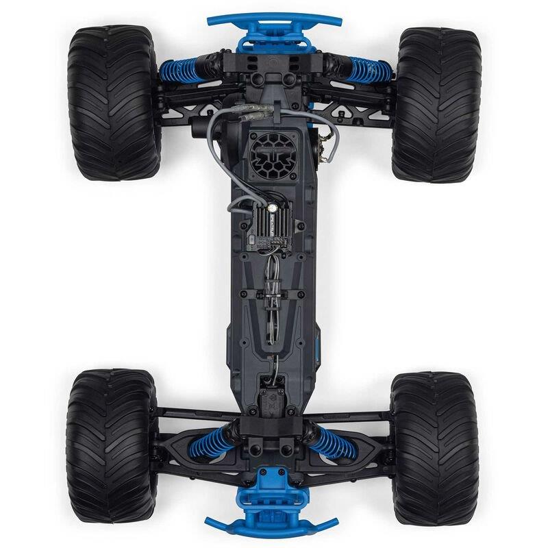 ARRMA 1/10 GORGON 2WD RTR Brushed Monster Truck (Batt & Char Included), Blue - 18