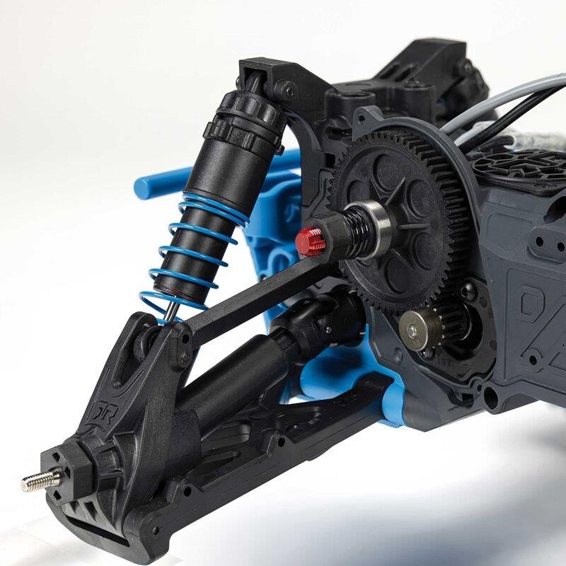 ARRMA 1/10 GORGON 2WD RTR Brushed Monster Truck (Batt & Char Included), Blue - 22
