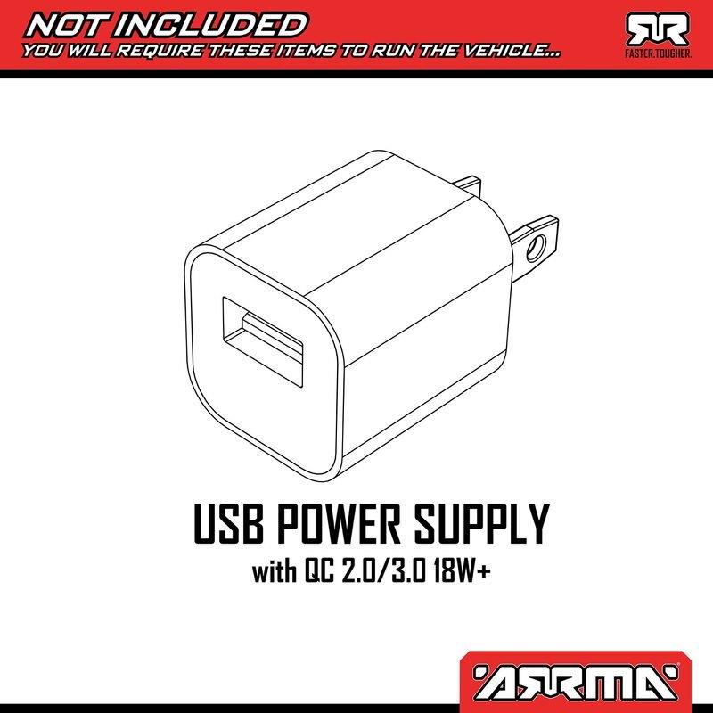 ARRMA 1/10 GORGON 2WD RTR Brushed Monster Truck (Batt & Char Included), Blue - 3