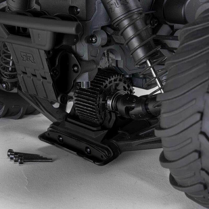 ARRMA 1/10 GORGON 2WD RTA Kit Brushed MonsterTruck (Batt & Char Included), Clear - 17