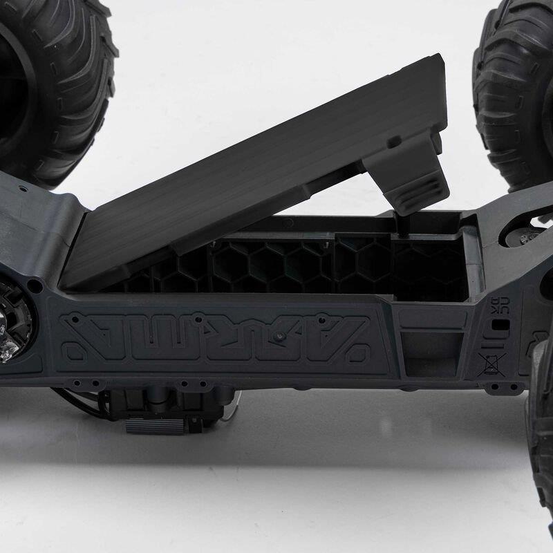 ARRMA 1/10 GORGON 2WD RTA Kit Brushed MonsterTruck (Batt & Char Included), Clear - 16