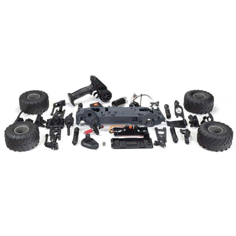 ARRMA 1/10 GORGON 2WD RTA Kit Brushed MonsterTruck (Batt & Char Included), Clear - 20