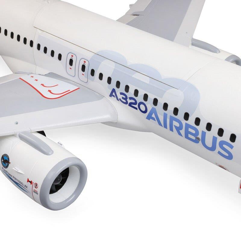 E-flite Airbus A320neo Twin 64mm EDF BNF Basic with AS3X+ and SAFE Select - 25