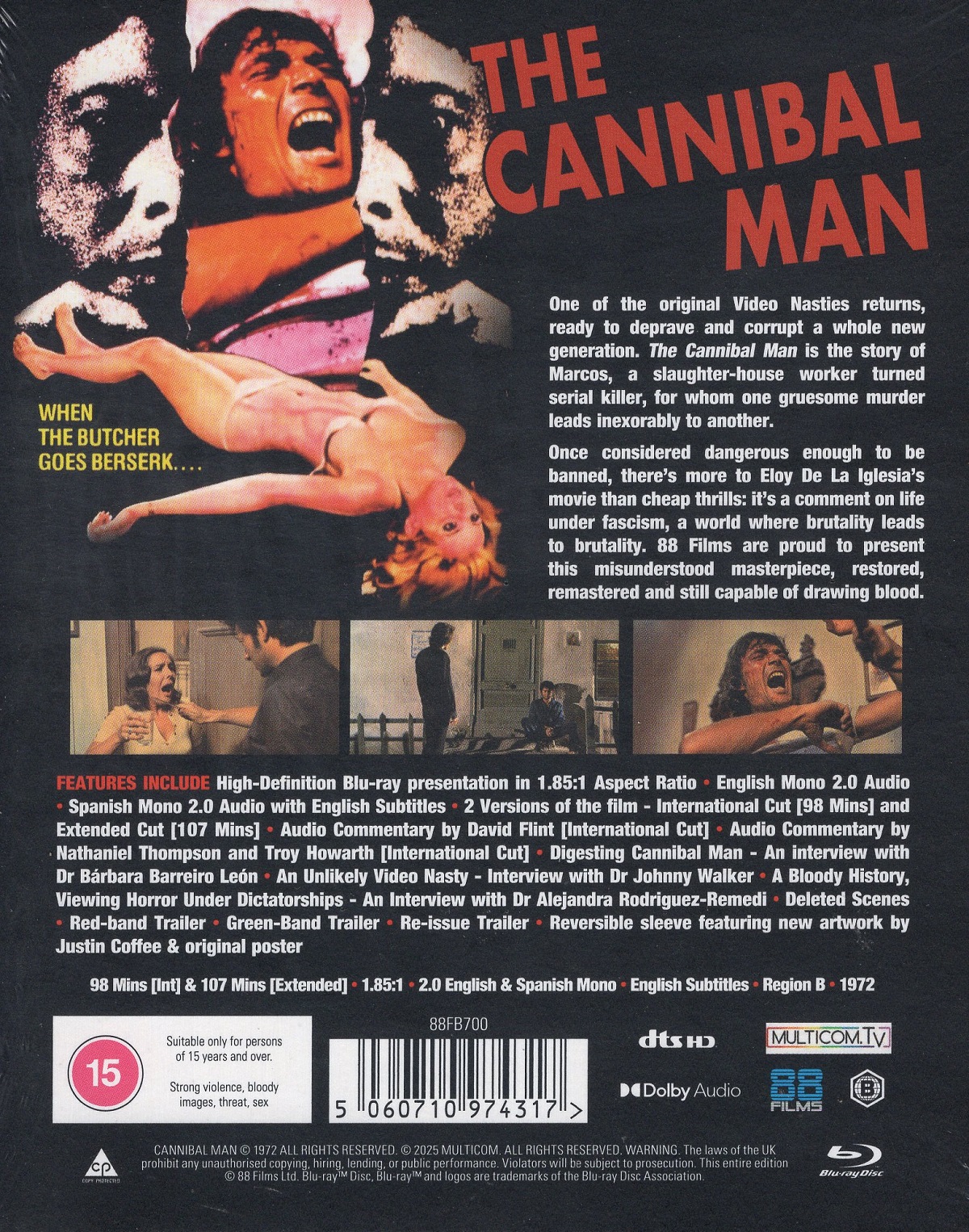 The Cannibal Man (Limited Edition) (ej svensk text) (Blu-ray) - 2