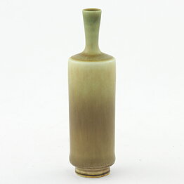 Berndt Friberg (1961) Unique Green Haresfur Vase 10 cm