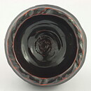 Isak Isaksson (2000s) Unique Chawan Bowl with Brown Glaze 12 cm #50