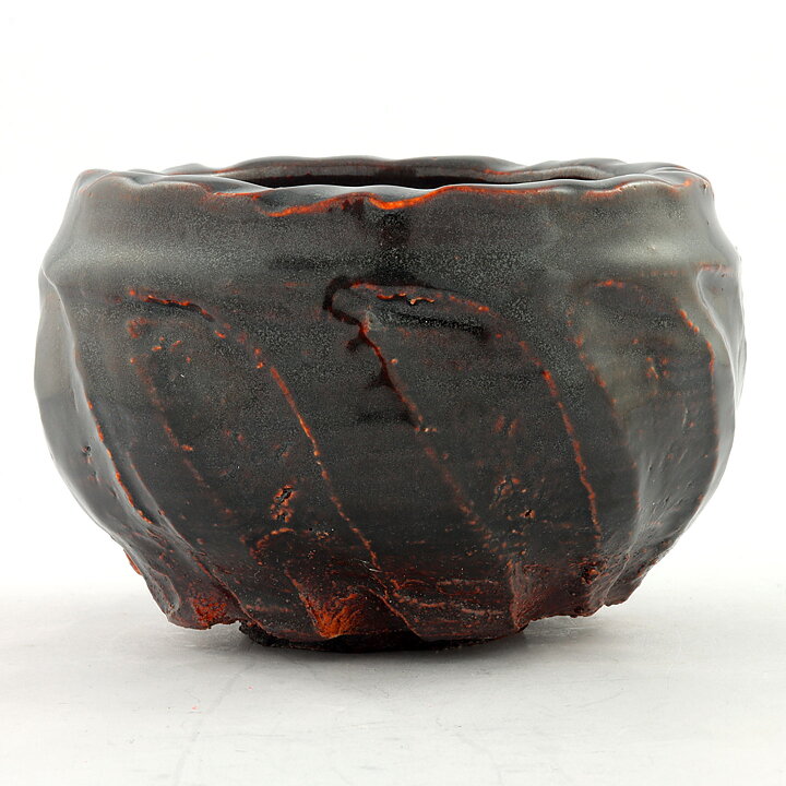 イサク・イサクソン  一点もの  茶色のボウル  茶碗  (12cm)  2000年代  #50