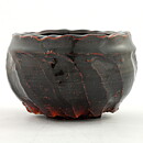 Isak Isaksson (2000s) Unique Chawan Bowl with Brown Glaze 12 cm #50