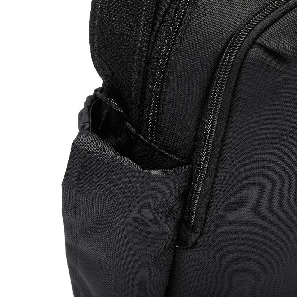 Stöldsäker axelremsväska - PACSAFE V Tour Crossbody Jet Black - 7