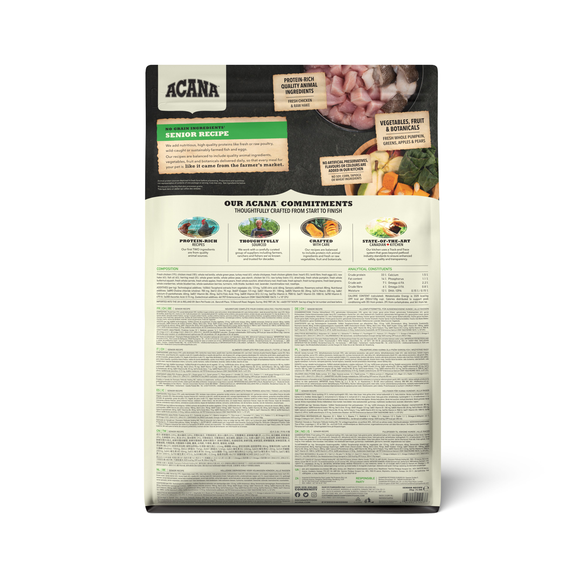 Acana - Senior Recipe - 6kg - 2