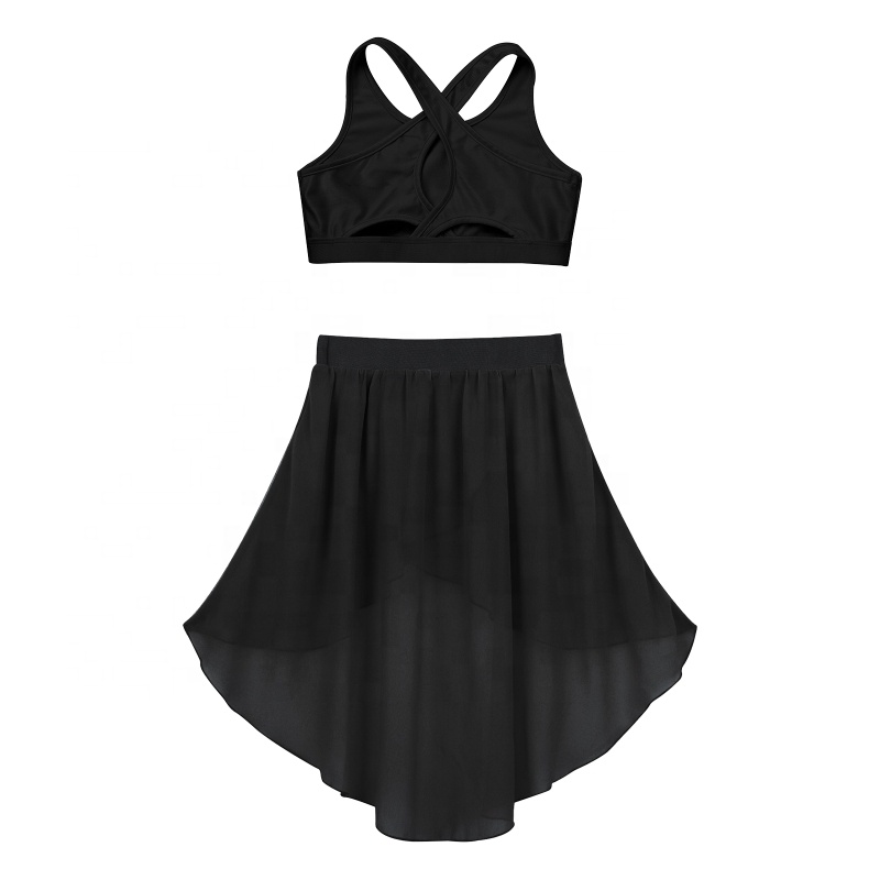 Top & kjol - svart - 2