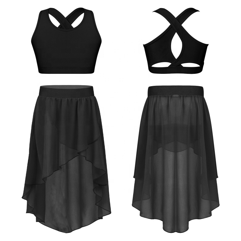 Top & kjol - svart - 3