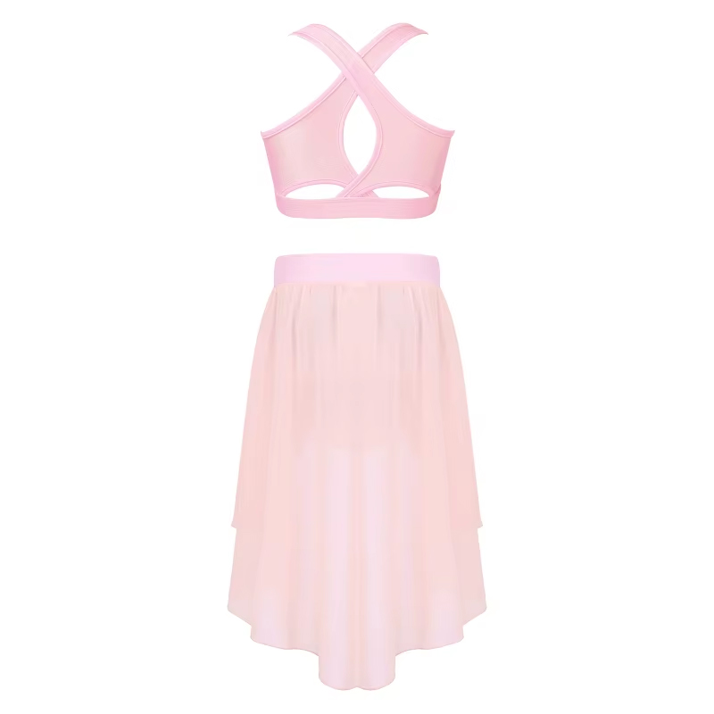 Top & kjol - rosa - 2