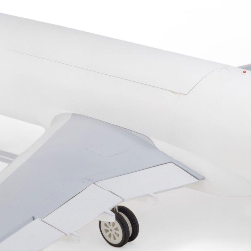 E-flite Airbus A320neo Twin 64mm EDF BNF Basic w AS3X+, SAFESelect, Base White - 23