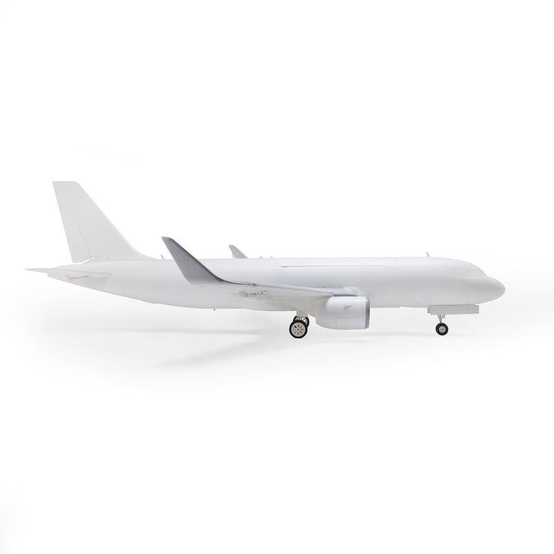 E-flite Airbus A320neo Twin 64mm EDF BNF Basic w AS3X+, SAFESelect, Base White - 5