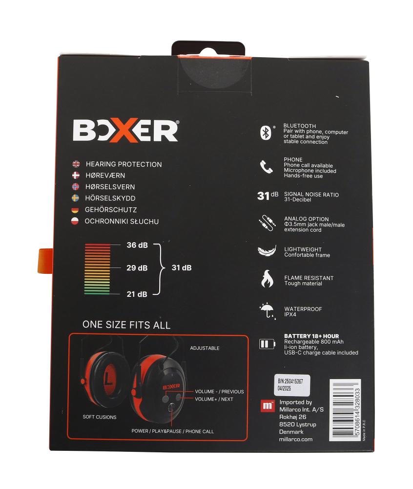 Boxer® hörselskydd med 5.3 Bluetooth - 4