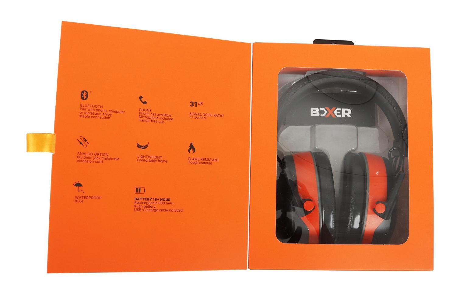 Boxer® hörselskydd med 5.3 Bluetooth - 5