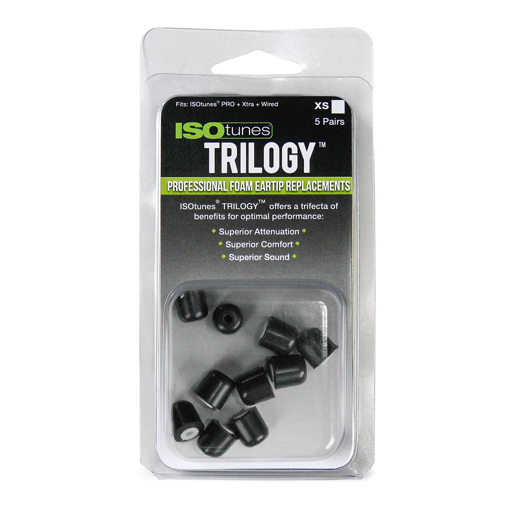 ISOTunes TRILOGY Schaumstoffstöpsel - 5er Pack - 5