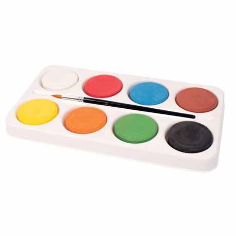 Vattenfärger färgpuckar - hållbart material för skapande - 2