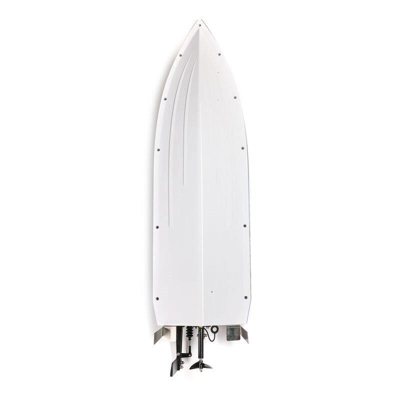 PROBOATSonicwake 24inch Self-Righting Brshlss Deep-V RTR (Batt & Char Inc), Blue - 11