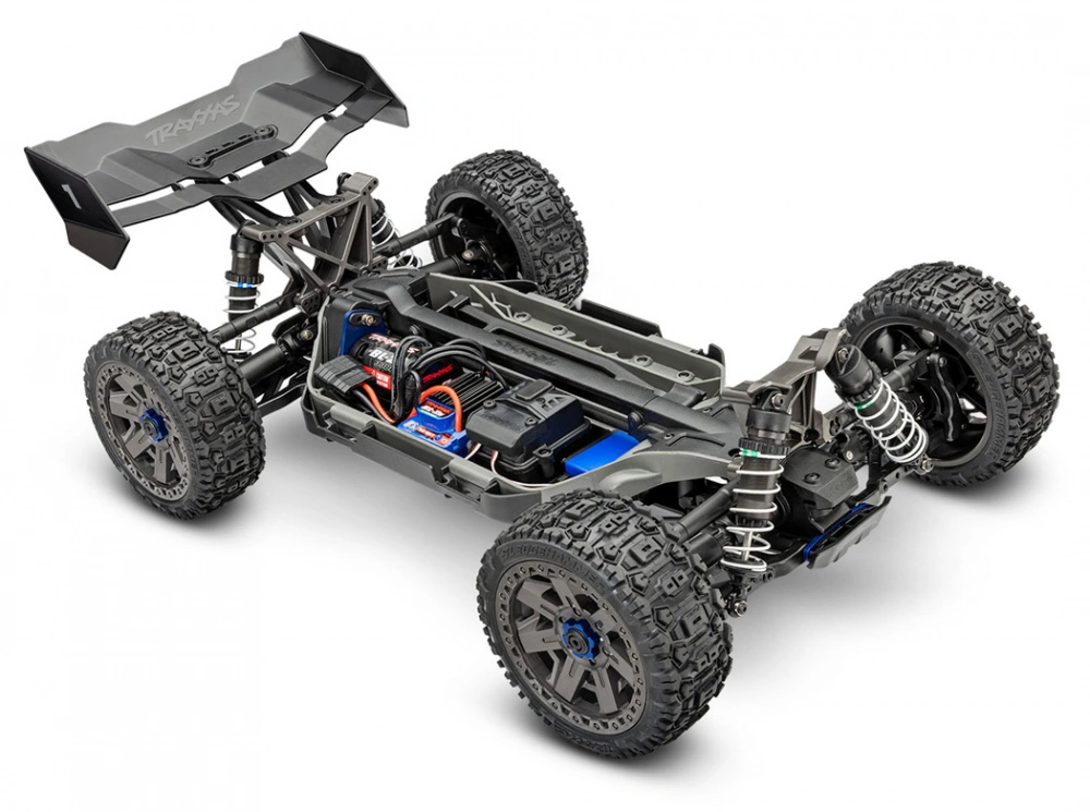 Traxxas Jato 4x4 1/8 BL-2s EHD RTR Blå nu med Laddare och lipo batteri   - 5