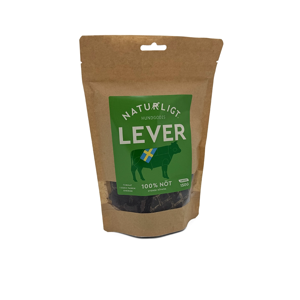 Naturligt beef liver treat for dog