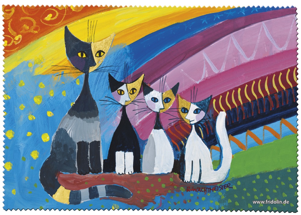 Polishing cloth Under the rainbow, Rosina Wachtmeister