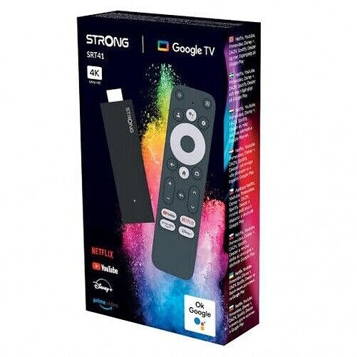 Strong Google TV 4K Stick SRT41 - Svart - Original - 3