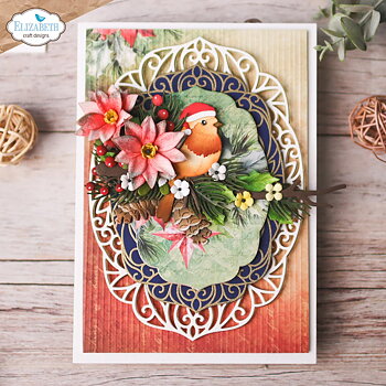 Elizabeth - Clear stamps - Festive Holly Sentiments