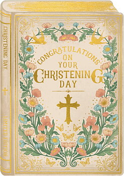 Storybook Christening Card
